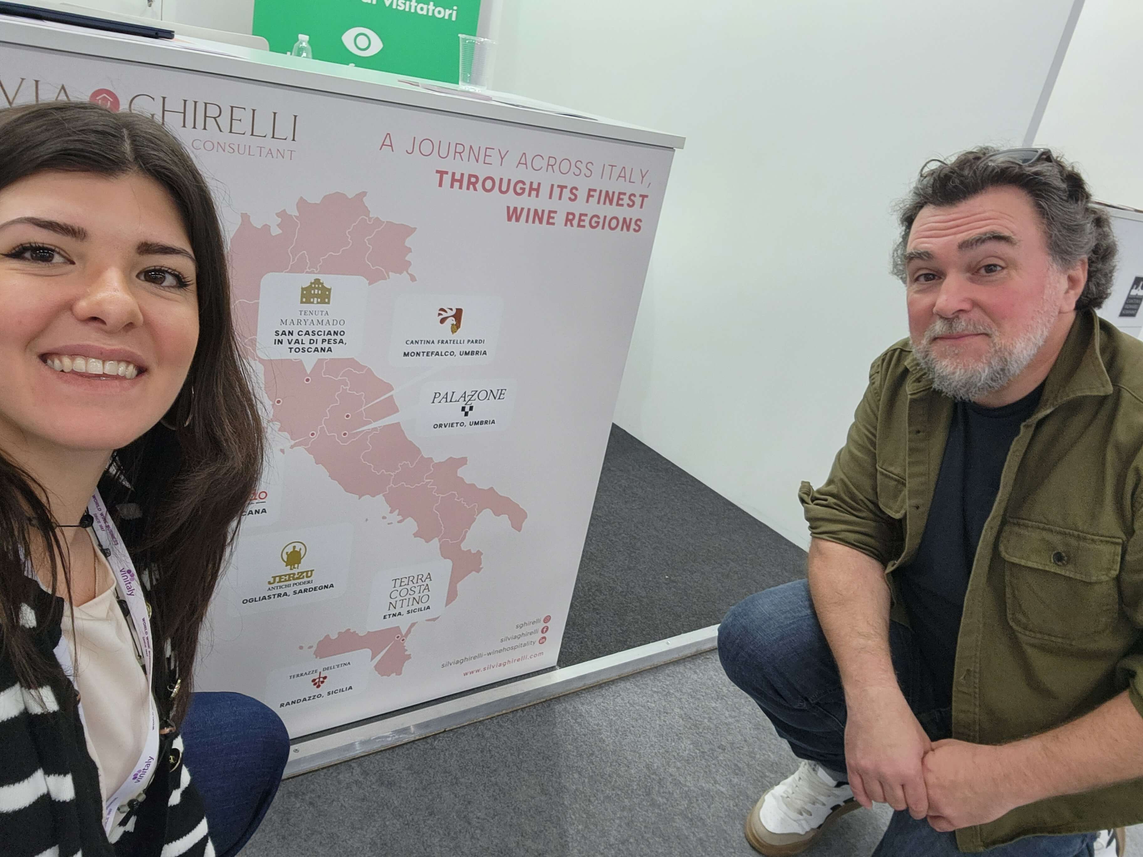 Rencontre avec une consultante en vins italiens au salon Vinitaly 2026, Vérone